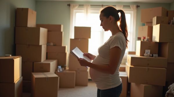 Réussir un déménagement urgent en étant enceinte